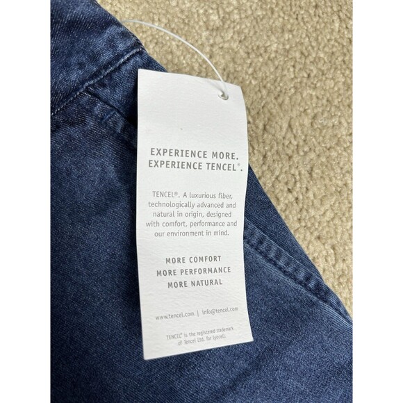 VTG NWT 90s Y2K LL Bean Women’s‎ 12 Petite Tencel Soft Lightweight Tapered Pants - Picture 4 of 12